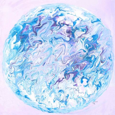 Bleu 001 - Peinture - Marie-Solange RAYMOND