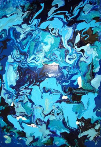 Bleu028 - Peinture - Marie-Solange RAYMOND