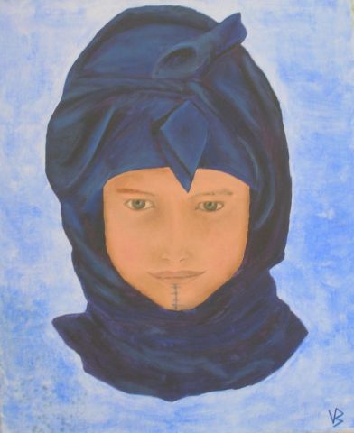 jeune fille berbere - Peinture - Valerie