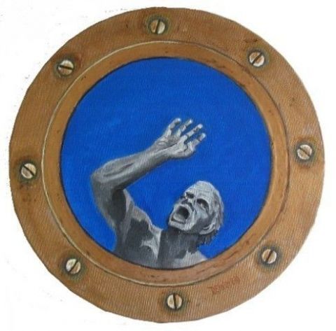 Naufrage - Peinture - DESNOYERS