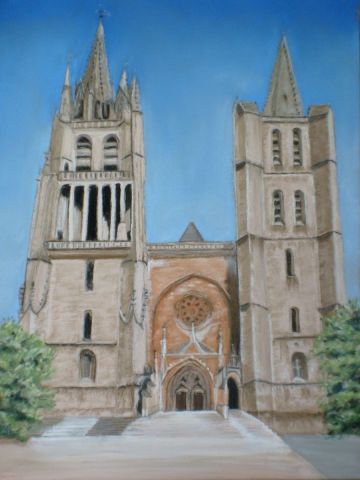 la cathédrale de Mende ( lozére) - Peinture - corlig