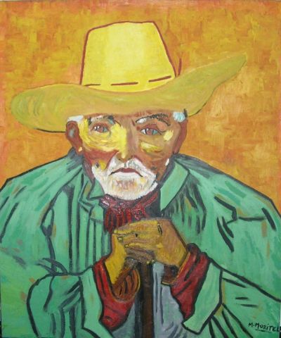 L'artiste Murielle - D'après l'Oeuvre de Van Gogh Grand Père Provençal