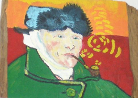 L'artiste Murielle - D'après l'oeuvre de Van Gogh L'oreille Coupée
