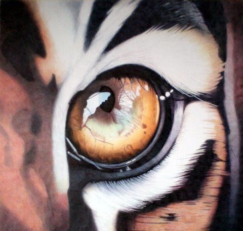 L'artiste Allan Barbeau - L'Oeil du Tigre