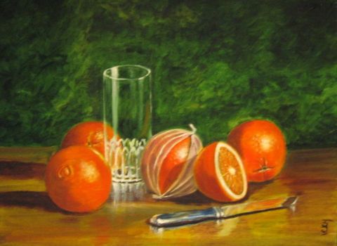 taronjes - Peinture - Vicky Salcedo