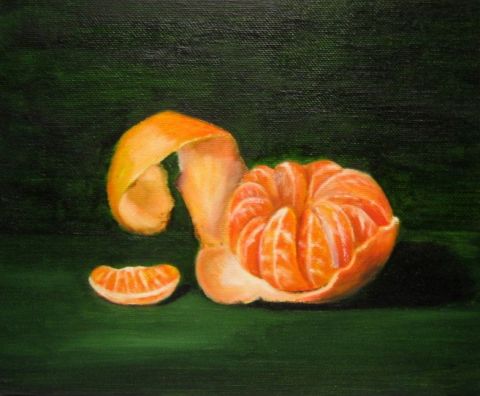 mandarina - Peinture - Vicky Salcedo