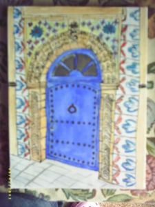 Voir le détail de cette oeuvre: porte marocaine