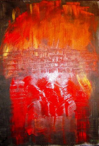 L'enfer des m�cr�ants - Peinture - Geritzen