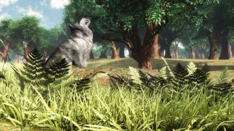 Mon ami le loup - Art numerique - Cactus42