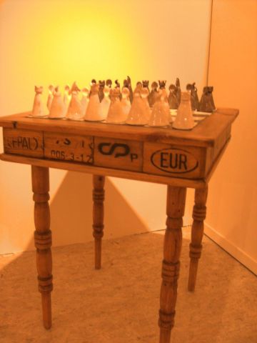 Un �chiquier - Artisanat - l'artistjee