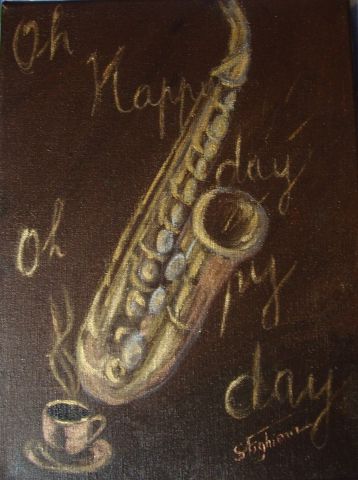 jazz - Peinture - Sabine Fighiera