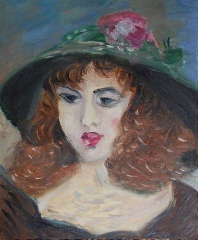 Portrait de Irina Pavlova - Peinture - Amira