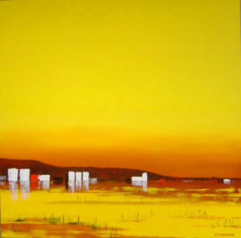 LE MONT SAINT- LOUP   - Peinture - JJ Chambry