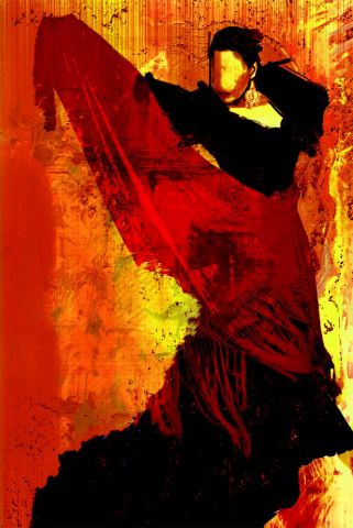 Woman of fire - Art numerique - Dezignbyguyom
