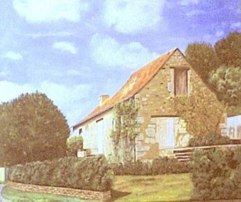 Maison de Touraine - Peinture - Claudie