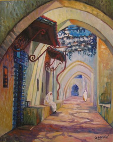 L'artiste sebaa mohammed - les sept arcades sidi belhacen ghomarie