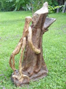 Sculpture de Jisse D: Femme girafes
