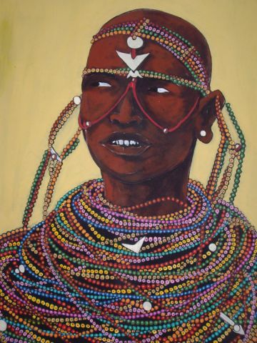 L'artiste freddish - massaï