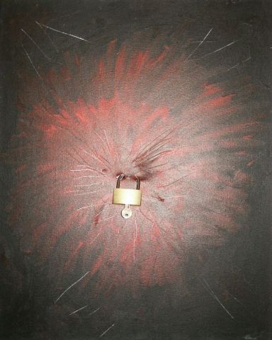 La cl� de mon coeur - Peinture - Michele Zieser