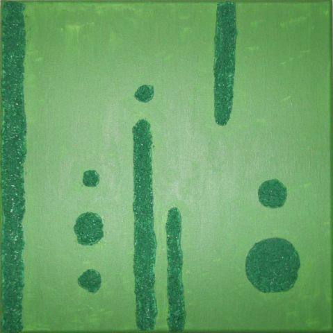 Vert - Peinture - Michele Zieser