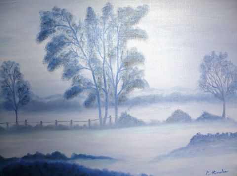 L'artiste marysedu85 - automne, champs dans la brume