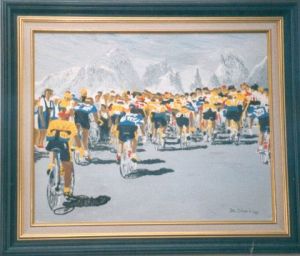 Voir le détail de cette oeuvre: Les Alples - Tour de France