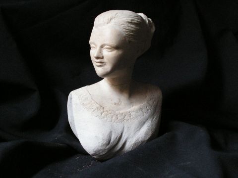jeune femme - Sculpture - Jean-Joseph Chevalier