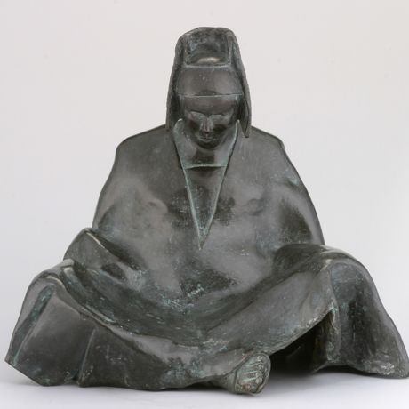 la méditation - Sculpture - STEPHANE CHAMBRY