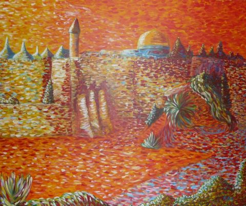 La Grande Jerusalem - Peinture - Audrey Arfi