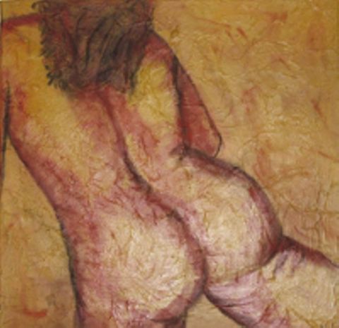 L'artiste nadia girouf - Femme pariétale 1 (la fuite)