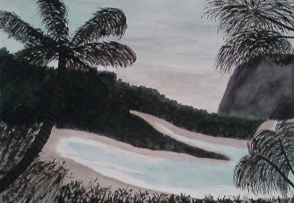 L'artiste philbye - Magnifique paysage tropical