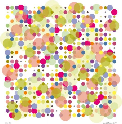 Variations, base 25 - Art numerique - Laurent DUBOIS-LOYA