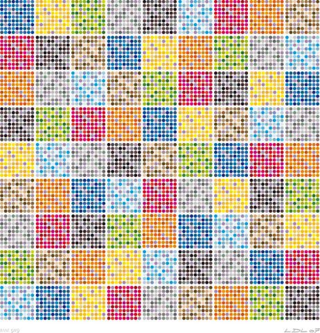 Compo grille / grille, base 9 - Art numerique - Laurent DUBOIS-LOYA