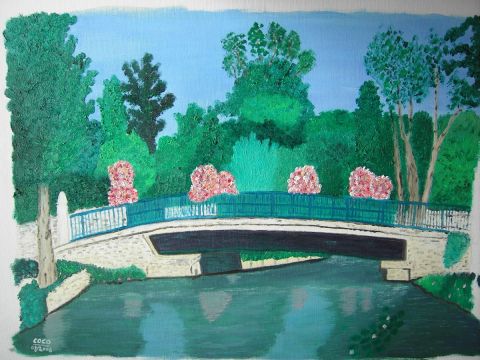 le pont de vayres sur essonne - Peinture - COCO91