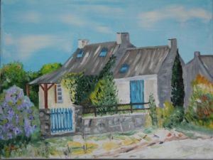 Voir cette oeuvre de toile18: Maison bretonne