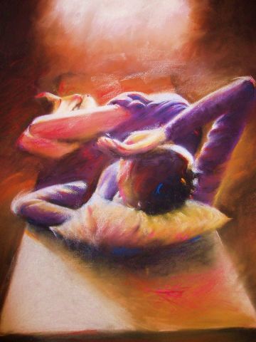eloge de la sieste - Peinture - FREDERIQUE NALPAS