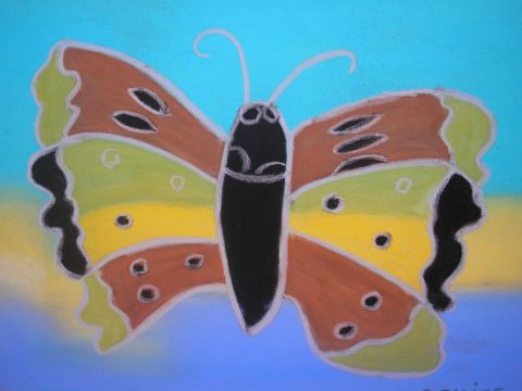 Kupu-kupu - Peinture - Catherine FALIZE