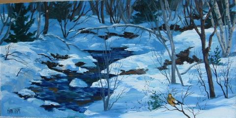 L'artiste Marie Tardif - Fin d'hiver