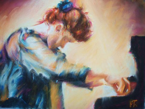 Auto-portrait 2 - Peinture - FREDERIQUE NALPAS