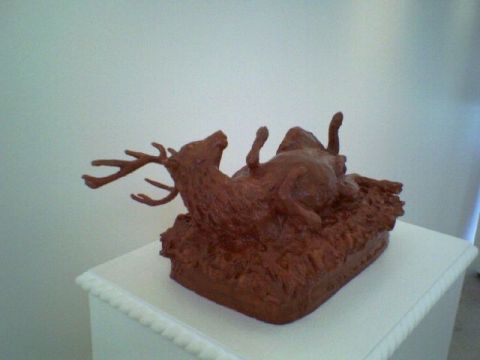 Dix cors � la souille - Sculpture - laurens