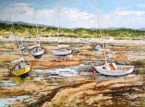 catamarans du Touquet - Peinture - Michael BAUDELLE