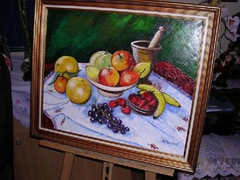 L'artiste Henri GODART - Nature morte aux fruits