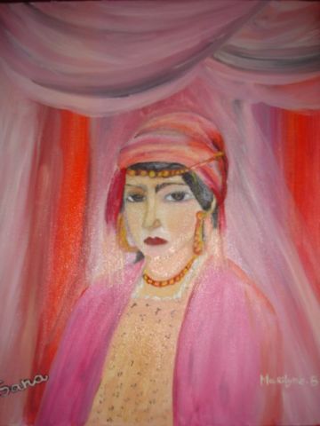   SANA FILLE ALGERIENNE - Peinture - MarilyneBarret