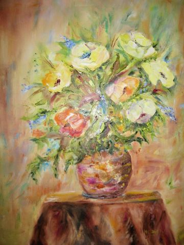 L'artiste Marie-ClaudeJean-Claude PETITOT  - Bouquet campinois.