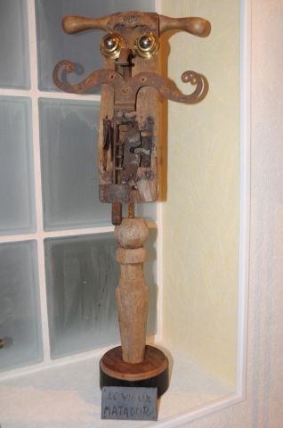 le vieux matador - Sculpture - Daniel Barre