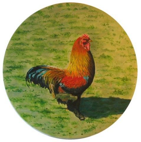 LE COQ - Peinture - DESNOYERS