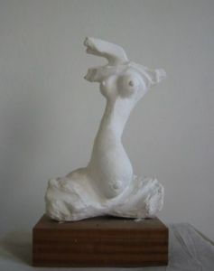 Sculpture de Remy Mongo-Etsion: je fus,suis et serais...