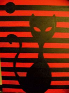 Voir cette oeuvre de JoMiMa: Evil Devil Kitty