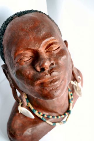 L'artiste Breval - Femme Massai