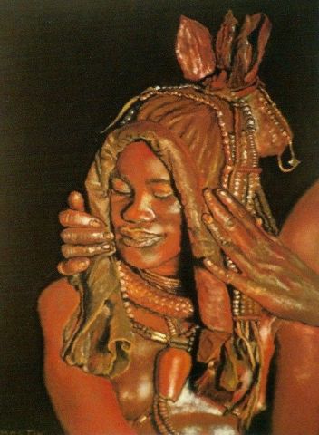 Aicha - Peinture - Flo MARTIN